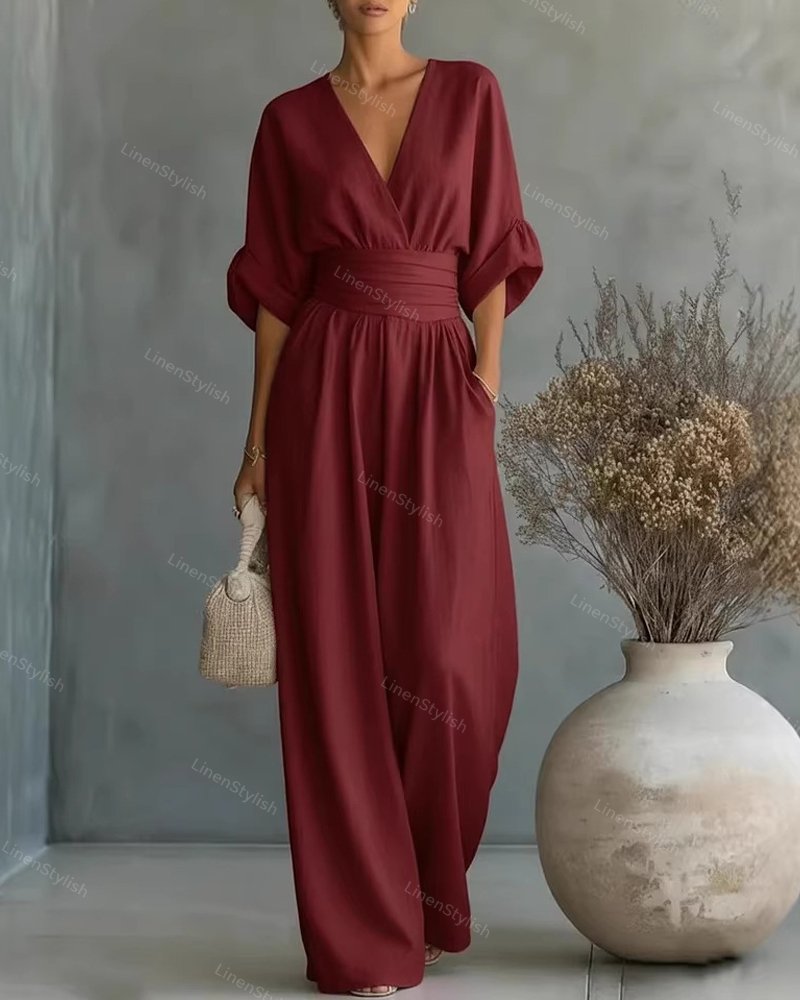 Elira | Essential V-ringad jumpsuit