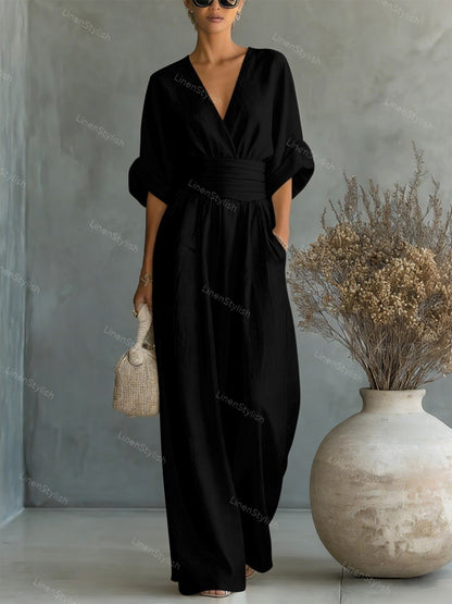 Elira | Essential V-ringad jumpsuit