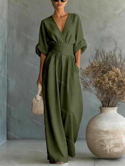 Elira | Essential V-ringad jumpsuit
