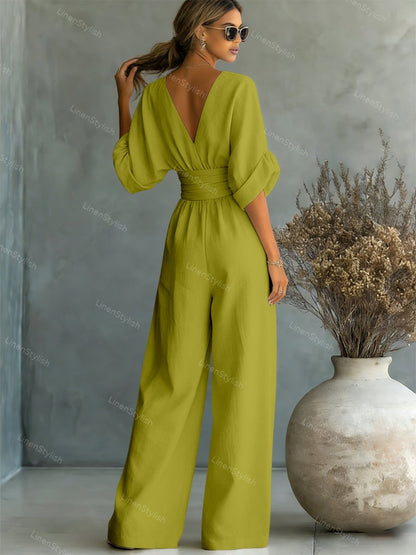 Elira | Essential V-ringad jumpsuit