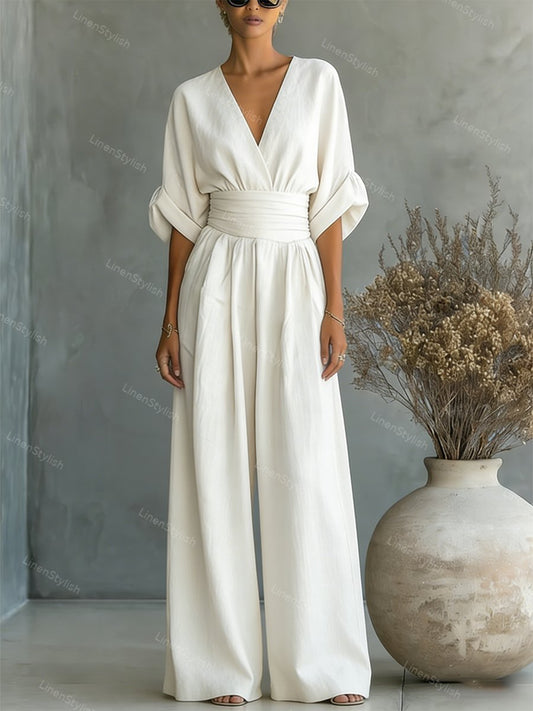 Elira | Essential V-ringad jumpsuit